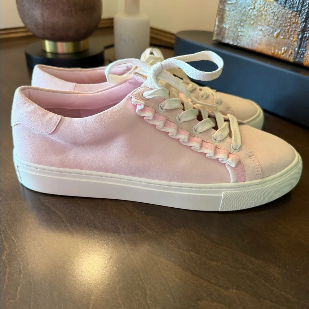 Tory Burch Pink Suede Sneakers NWOT